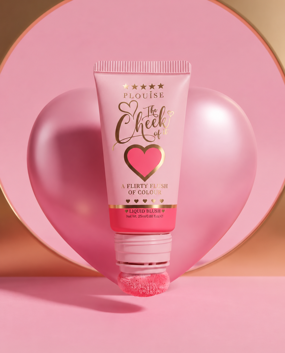 AI-assisted Blush Crush heart set